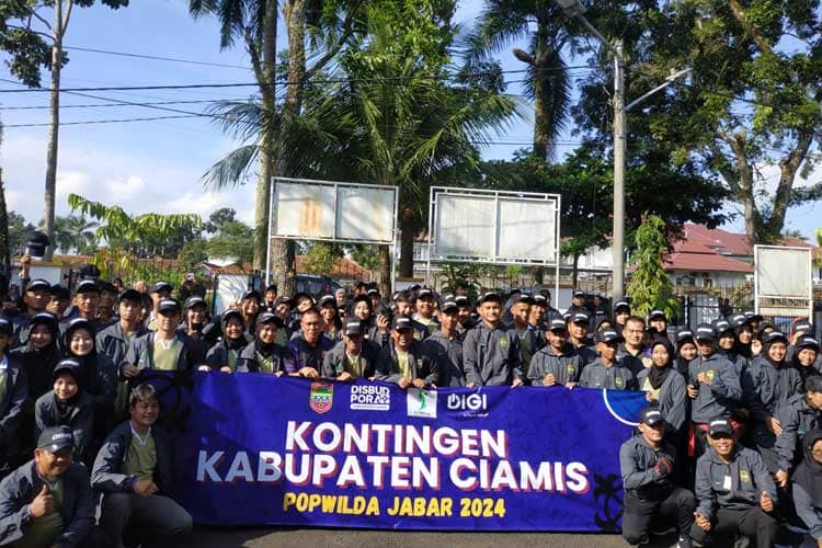 130 Kontingen Kabupaten Ciamis Berlaga di Popwilda Jabar