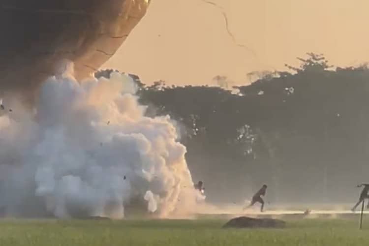 Balon Udara Berisi Petasan Meledak di Kabupaten Ponorogo, 4 Orang Luka