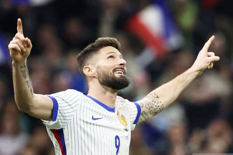 Olivier Giroud, Pensiun dari Timnas Prancis, Ini Catatan Gemilangnya