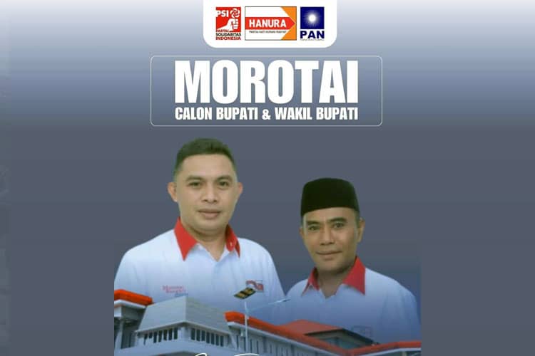 Kantongi B1KWK dari 3 Partai, Pasangan Deny-Qubais Optimistis Menang Pilkada Morotai 2024