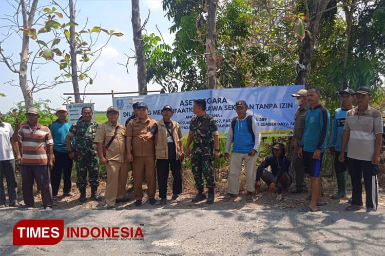 Satgasus Tertibkan Tambak Liar di Rawa Lamongan