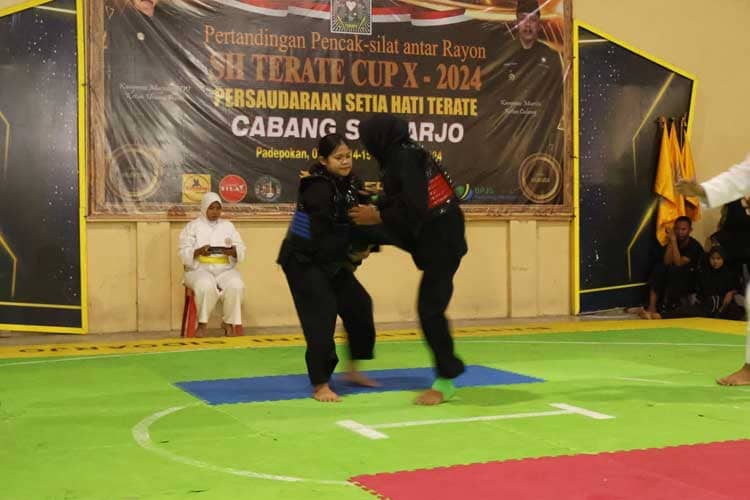 Cari Bibit Atlet, PSHT Sidoarjo Gelar Kejuaraan Pencak Silat SH Cup Ke X