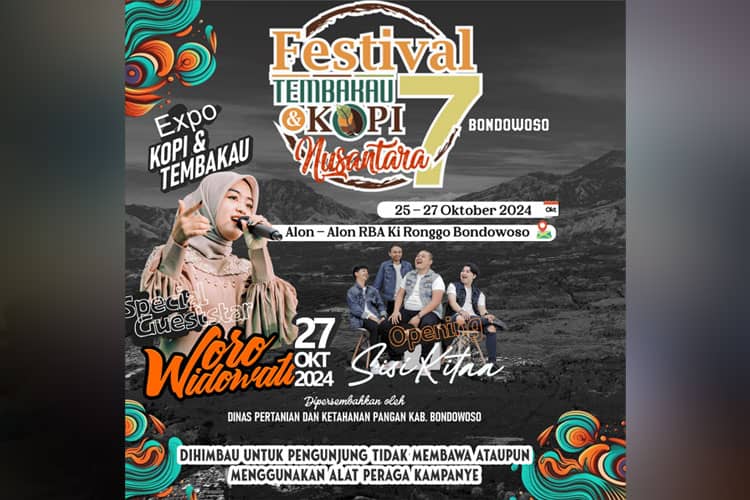 Pengunjung Dilarang Gunakan Atribut Paslon di Festival Kopi Nusantara Bondowoso