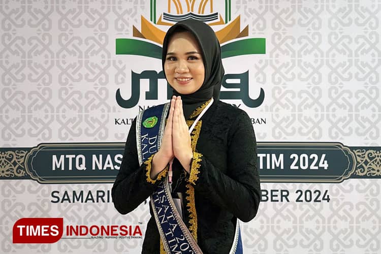 Lestarikan Membatik, Duta Wisata Kaltim 2023 Nadya Pradita Jalankan Advokasi 'Putik Pampang'
