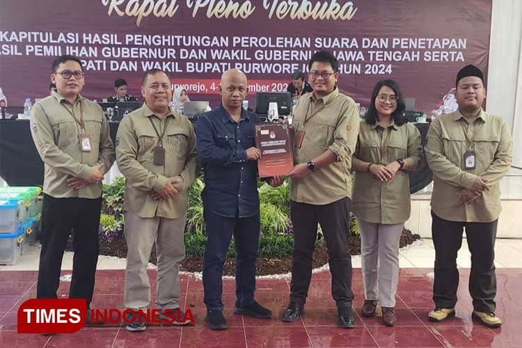 Sah, Hasil Rekapitulasi Hasil Penghitungan Pilkada Purworejo oleh KPU