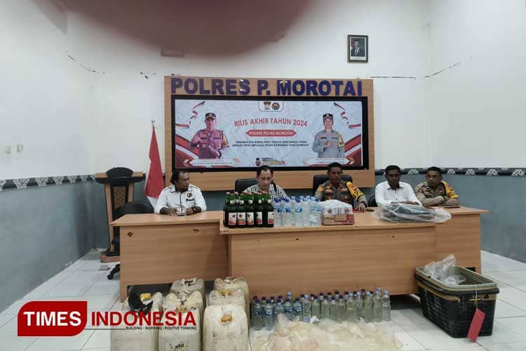 Sukses Tangani Kasus Sepanjang Tahun 2024, Kinerja Polres Morotai Diapresiasi