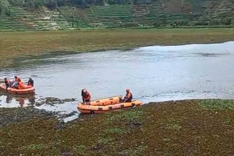 Sepertiga Permukaan Air Telaga Merdada Sudah Terbuka, Ini View Aslinya