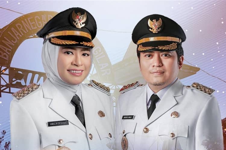 Resmi Dilantik, Bupati dan Wakil Bupati Banjarnegara Banjir Ucapan Selamat