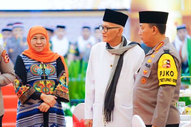Gubernur Khofifah Safari Ramadan Bersama Kapolri