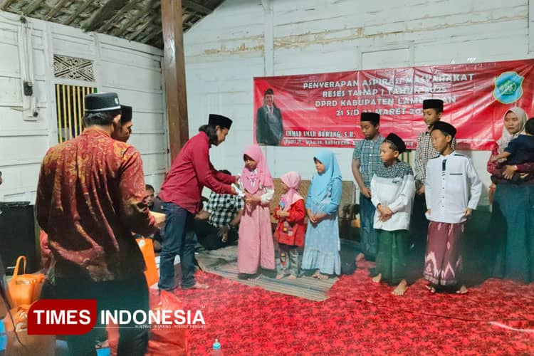 Reses di Bulan Ramadan, Buwang Serap Aspirasi Warga dan Santuni Anak Yatim