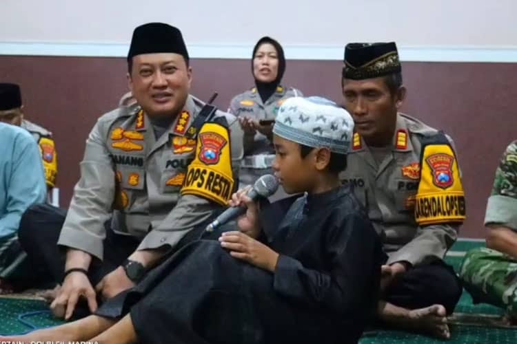 Canda Tawa Warnai Buka Bersama Polresta Malang Kota Bersama Anak Panti Asuhan Al Islah