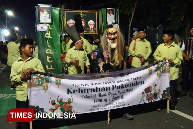 Malam Takbir Idul Fitri 2025 di Kota Kediri Dimeriahkan Festival Musik Patrol