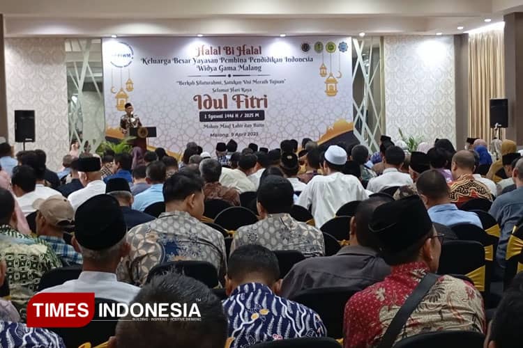 Kehangatan Halal Bihalal Keluarga Besar YPPIWM di UWG Malang