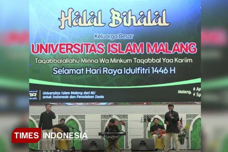 Grup Gambus UKM Seni Islami Unisma Malang Meriahkan Acara Halal Bihalal Sivitas Akademika
