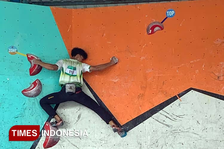 Atlet FPTI Kota Probolinggo Ukir Prestasi Apik di Kejurprov Panjat Tebing Jatim 2025