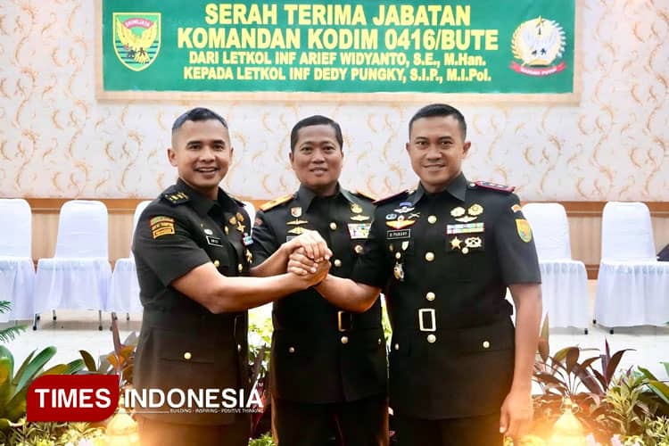Letkol Inf Dedy Pungky Irawanto Resmi Jabat Dandim BUTE, Gantikan Letkol Inf Arief Widyanto