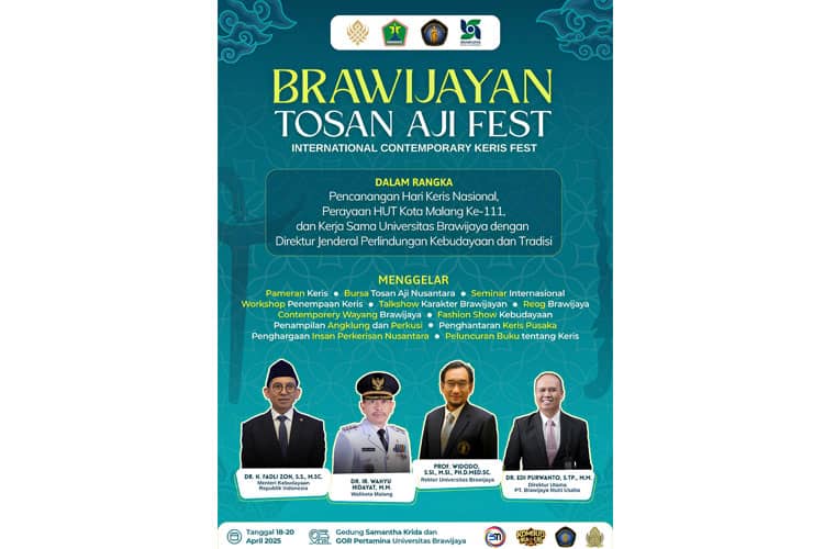 Datang dan Meriahkan! Brawijayan Tosan Aji Fest 2025 di Universitas Brawijaya