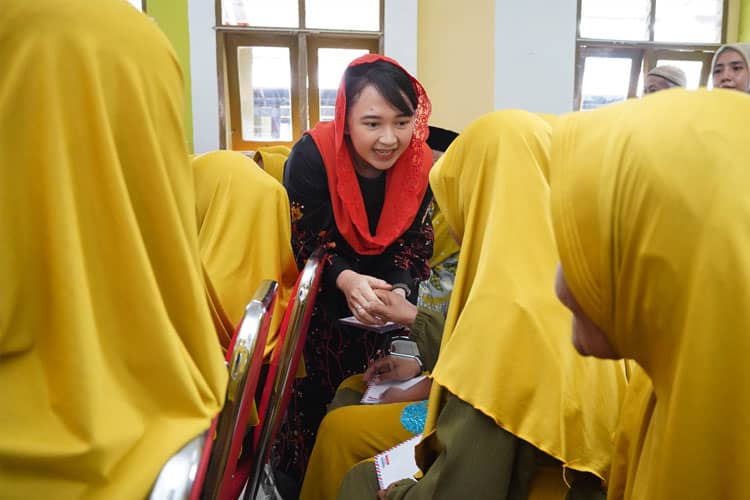 Ketua TP PKK Kabupaten Kediri Halal Bihalal bersama Lansia 
