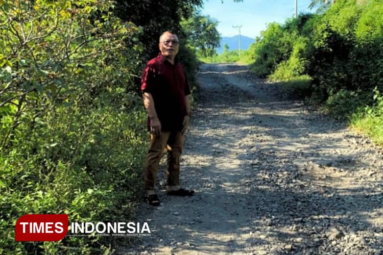 Jalanan Gelap Gulita dan Rusak di Bayan Lombok Utara Butuh Perhatian Pemerintah KLU