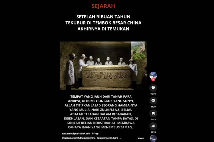 Benarkah Makam Nabi Zulkifli Ditemukan di Tembok Besar China? Simak Fakta-fakta dan Penjelasannya