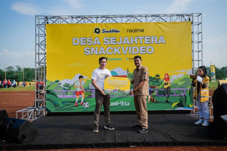 SnackVideo Lanjutkan Program “Desa Sejahtera” di Cianjur: Dorong Olahraga dan Bakat Muda Desa