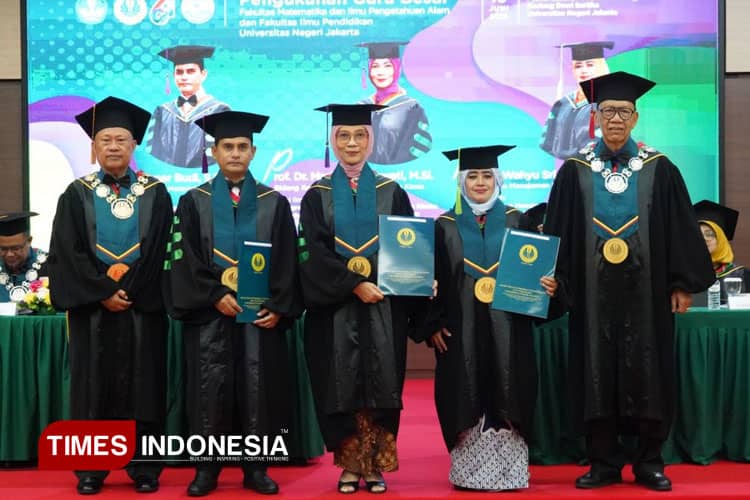 UNJ Kukuhkan 2 Gubes FMIPA dan 1 Gubes FIP
