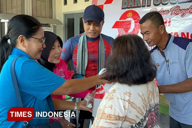 Polres Lombok Utara Sentuh Lansia Lewat Pelayanan Kesehatan