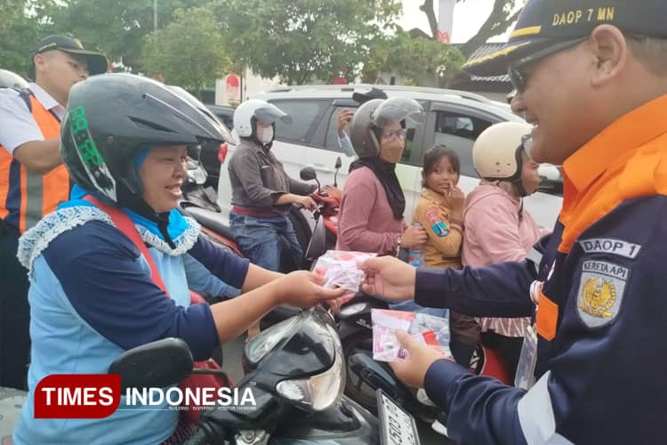 JPL Rawan Kecelakaan, KAI Daop 7 Madiun Ajak Pengendara Berteman