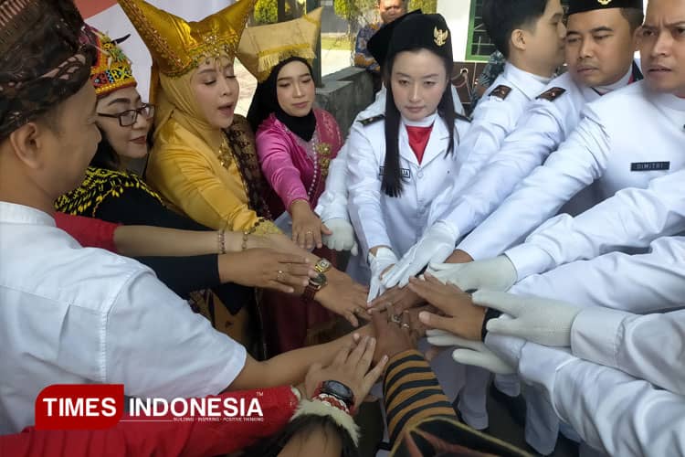 INI dan IPPAT Malang Raya Gelar Upacara HUT ke-80 RI di Yon Arhanud 2 Kostrad