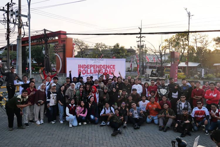 Unik! Favehotel Sidoarjo Rayakan HUT ke-80 RI dengan Independence Rolling Day