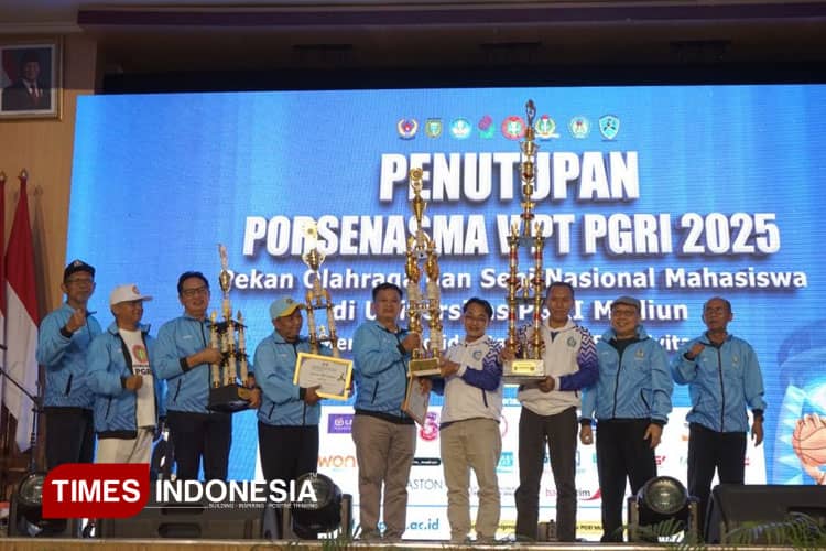 Porsenasma V 2025 Berakhir, Tuan Rumah Unipma Madiun Borong 29 Medali
