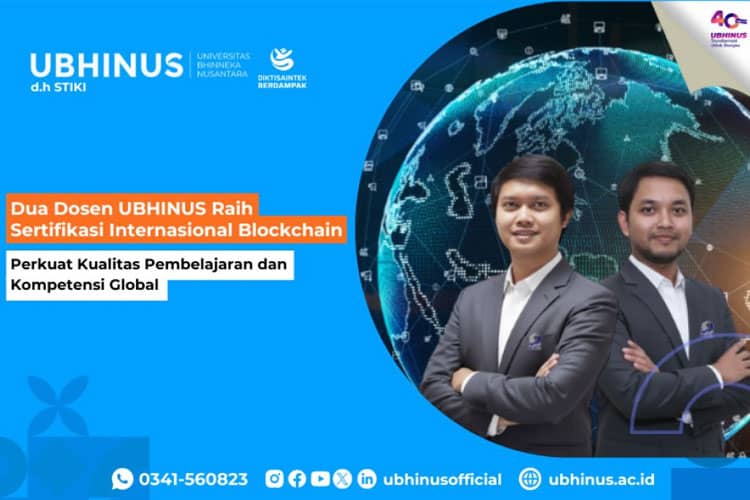 Dua Dosen UBHINUS Raih Sertifikasi Internasional Blockchain, Perkuat Kualitas Pembelajaran dan Kompetensi Global