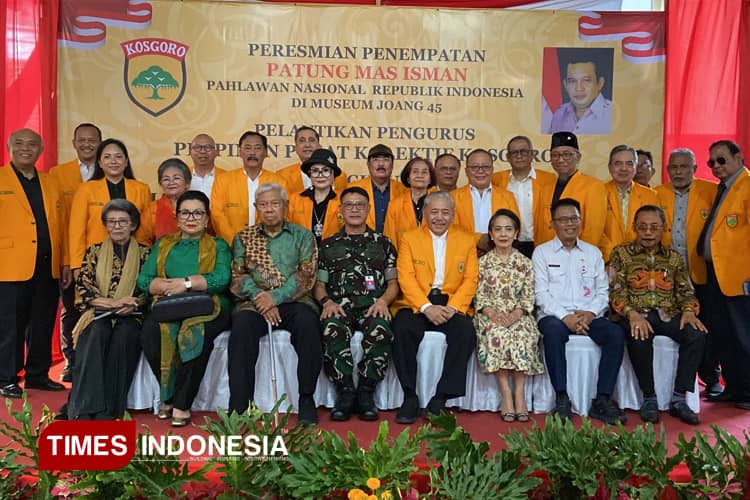 Pengurus PPK Kosgoro Dilantik, Patung Mas Isman Ditempatkan di Museum Joeang 45