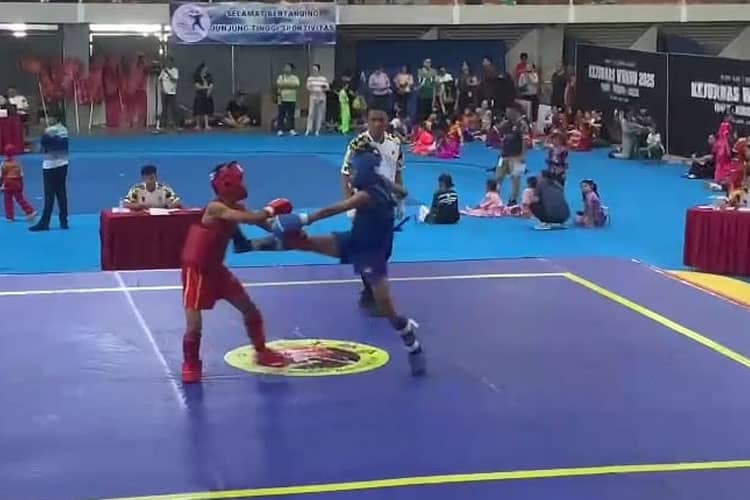 Wushu Kota Probolinggo Sabet 8 Medali di Kejurprov Jawa Timur