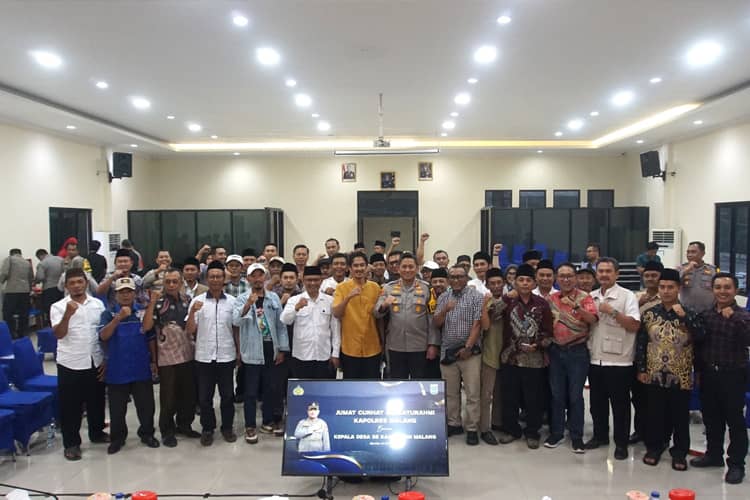 Kapolres Malang Ajak Kepala Desa Lawan Provokasi Medsos dan Laporkan Pemerasan