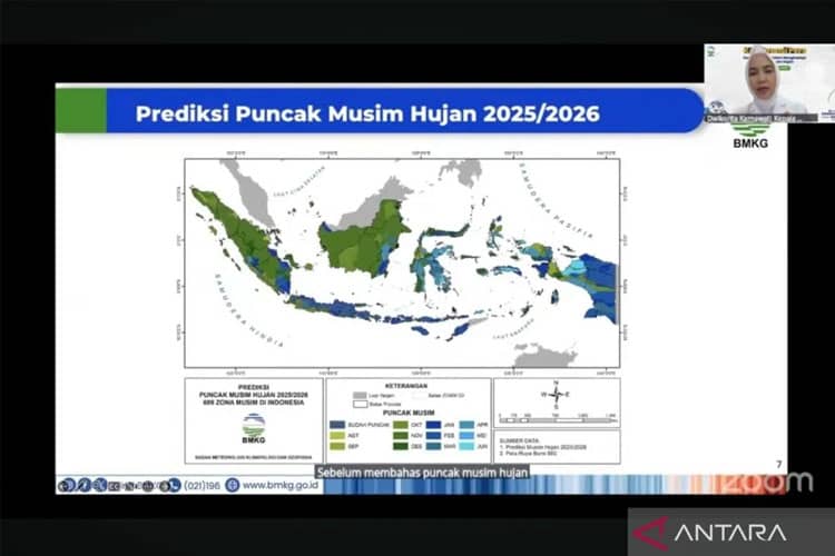 Siaga Banjir dan Longsor, BMKG Prediksi Curah Hujan Ekstrem hingga Februari 2026