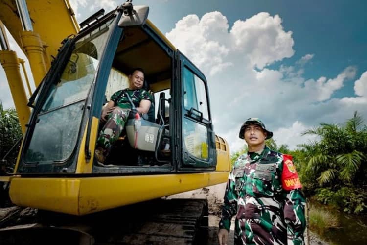 TMMD Reguler ke-126 Kodim 0401/Muba, Jalur Asa Petani Sawit di Pinang Banjar