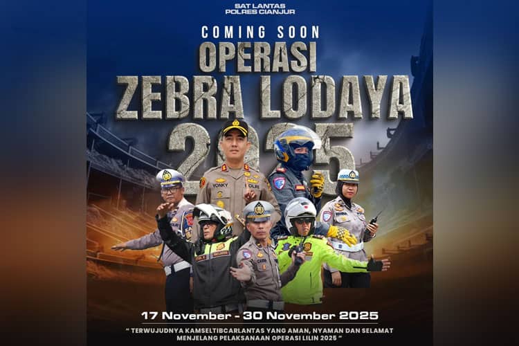Wajib Tahu, Operasi Zebra Lodaya 2025 di Cianjur Segera Dimulai