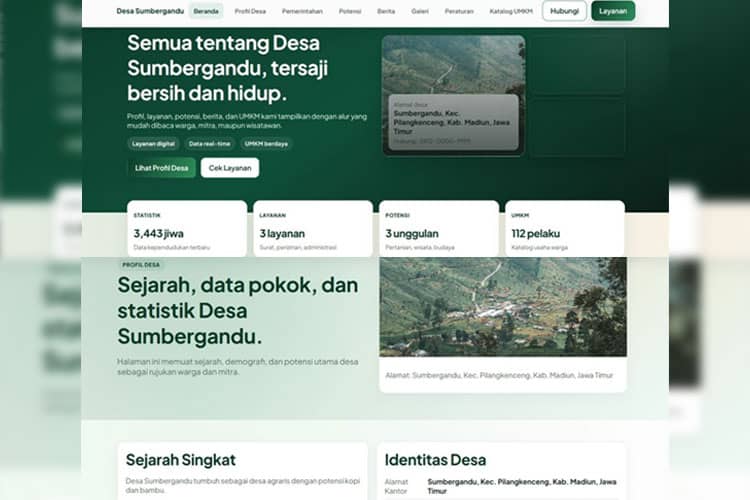 Langkah Awal Digitalisasi Sumbergandu, Website Desa Diluncurkan, Perangkat Siap Kelola Mandiri