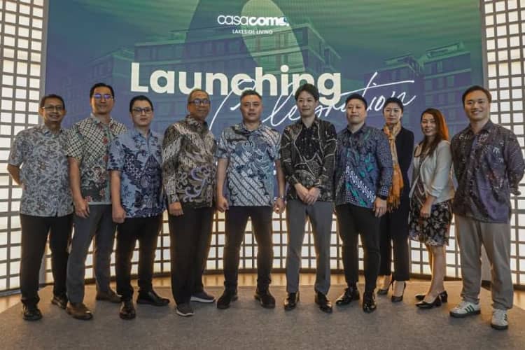 CasaComo Resmi Meluncur, Perkuat Segmen Hunian Modern Tepi Danau di Shila Laketown
