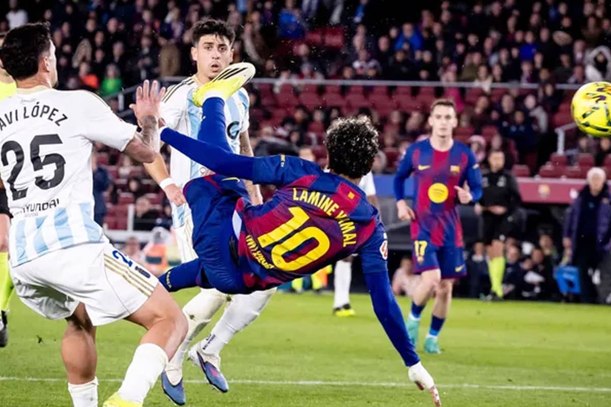 Gol Akrobatik Lamine Yamal Antar Barcelona Kembali ke Puncak