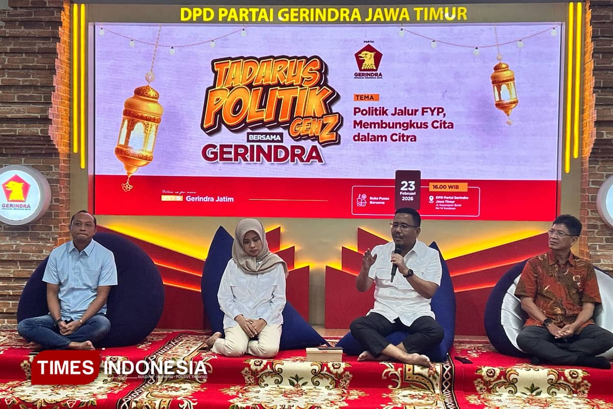 Mahasiswa Surabaya Antusias Ikuti Tadarus Politik Gen Z Gerindra Jatim