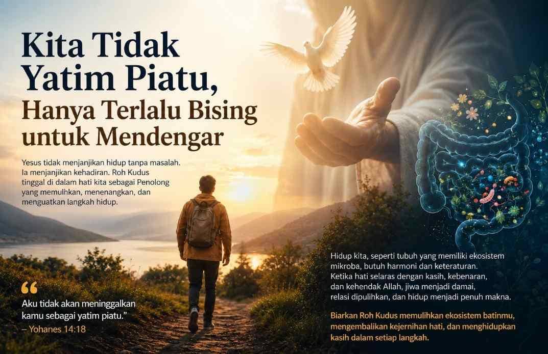 Kita Tidak Yatim Piatu, Hanya Terlalu Bising untuk Mendengar