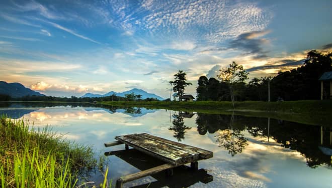 Pesona Danau Aur Musi Rawas Sumsel
