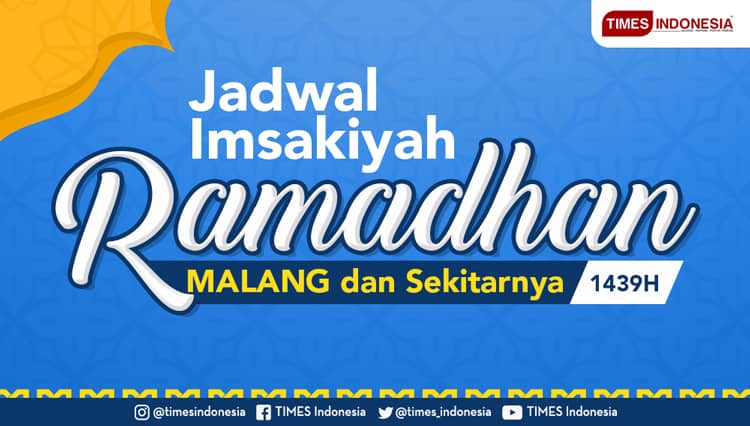 Jadwal Imsakiyah Puasa Ramadhan 2018 di Malang Raya