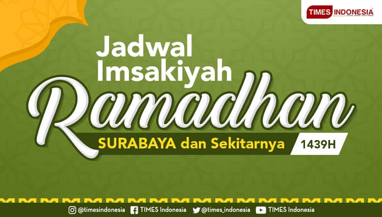 Jadwal Imsakiyah Puasa Ramadhan 2018 di Surabaya