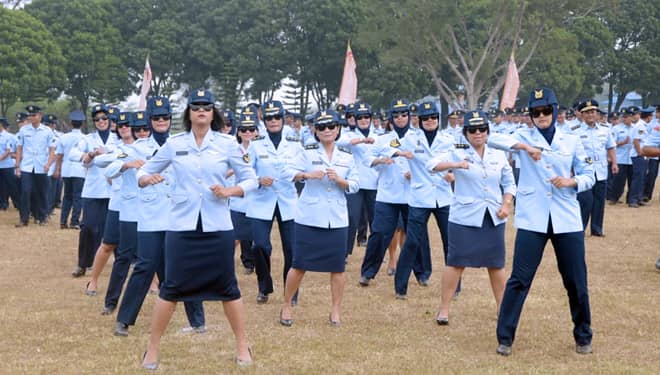 Gemumamere Tampil Memukau pada HUT Wara Lanud Abd Saleh