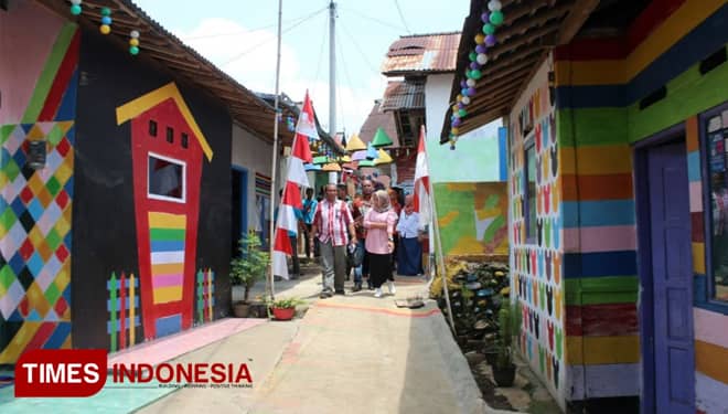 Kampung Warna Purbalingga Siap Hadapi Penilaian Nasional