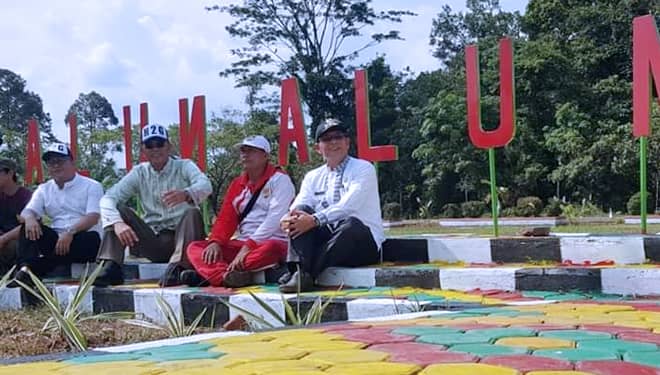 Alun-Alun di Musi Rawas Terus Dibenahi
