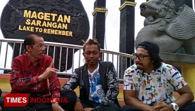 Bupati Magetan Suprawoto Ngevlog Bareng Isa Bajaj di Wisata Telaga Sarangan